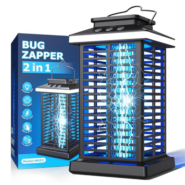 Bug Zapper Outdoor, Mosquito Zapper 2 in 1 Portable & Rechargeable Bug Zapper Outdoor